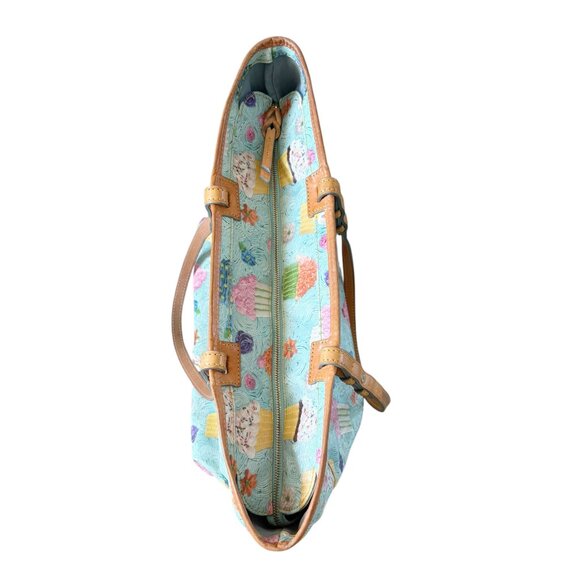 Dooney & Bourke Cupcakes Tote Blue - Picture 5 of 12